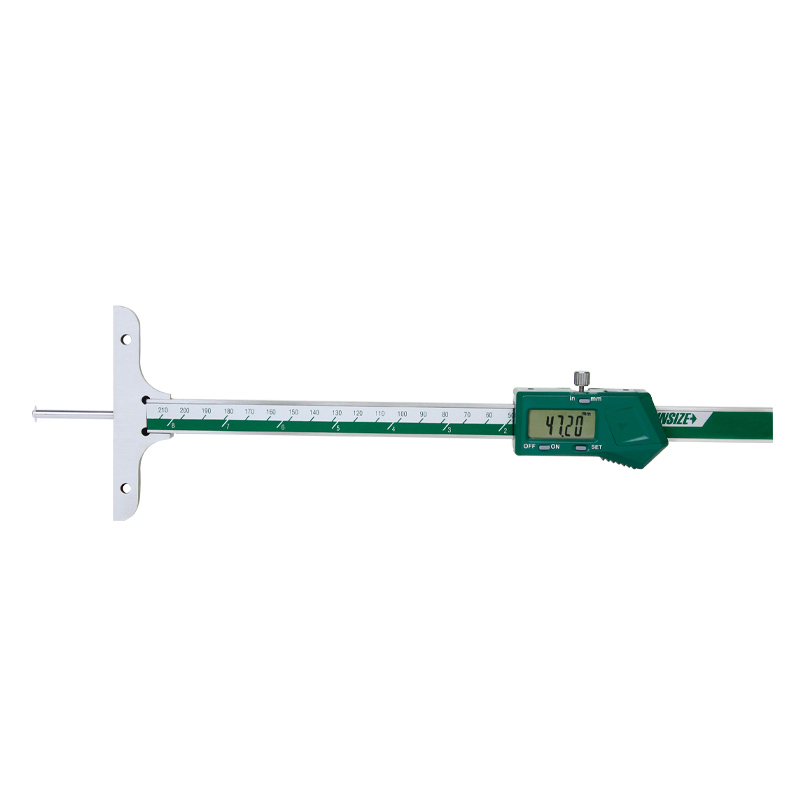 Digital Depth Gauges With Round Depth Bar