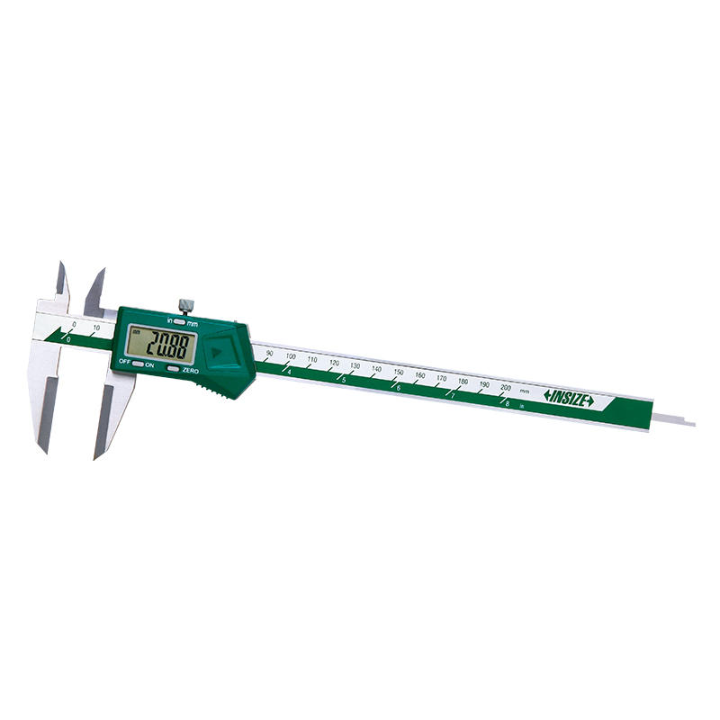 Digital Calipers With Knife-Edge Lower Jaws